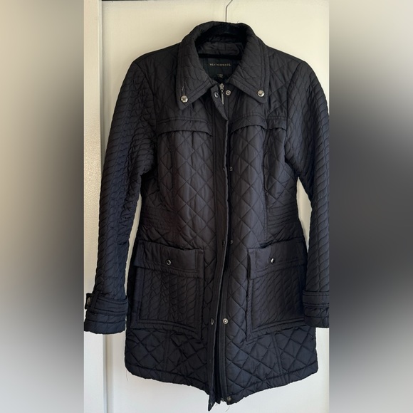 Weatherproof Quilted Black Jacket Women’s Size Small - Picture 1 of 3